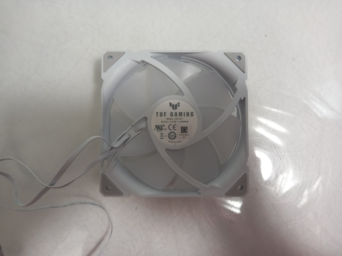 ASUS TUF GAMING TR120 3X ARGB White Gaming Desktop PC Fans