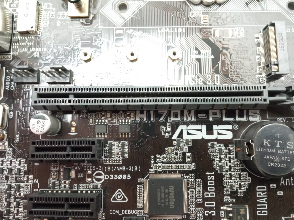 ASUS H170M-PLUS Socket LGA1151 DDR4 MicroATX Motherboard 