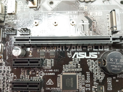 ASUS H170M-PLUS Socket LGA1151 DDR4 MicroATX Motherboard 