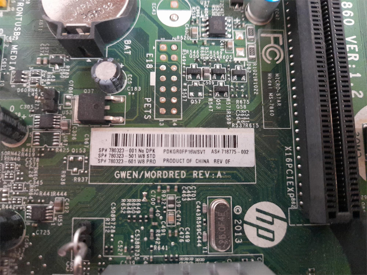 HP ProDesk 400 G2 MT Socket LGA1150 DDR3 Motherboard 718775-002 780323-001