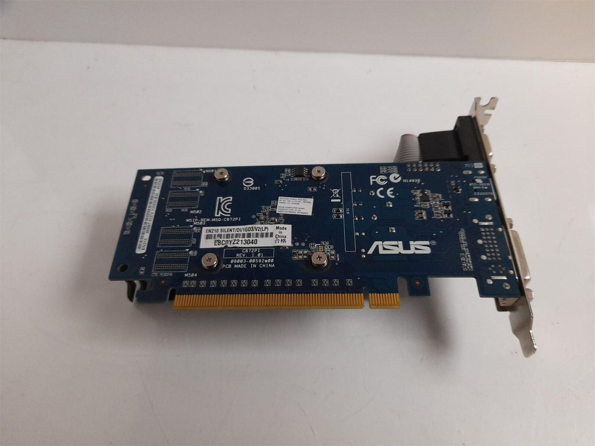 ASUS EN210 Silent/DI/1GD3/V2 (LP) PCI-E VGA DVI-D HDMI Video Graphics Card
