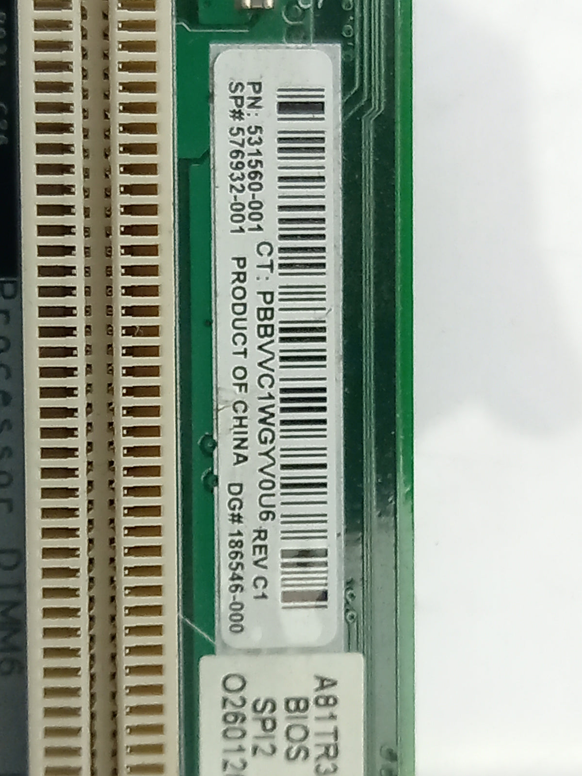 HP ProLiant DL120 G6 Socket LGA1156 Server Motherboard 531560-001 576932-001