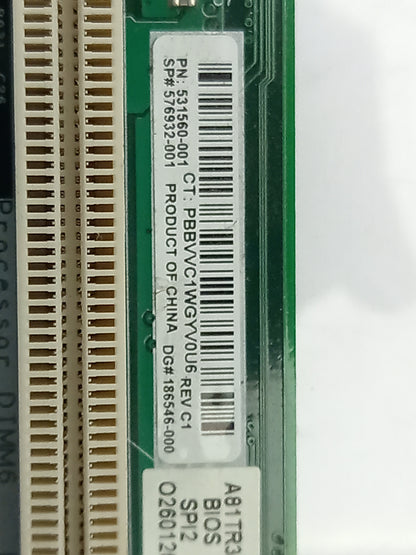 HP ProLiant DL120 G6 Socket LGA1156 Server Motherboard 531560-001 576932-001