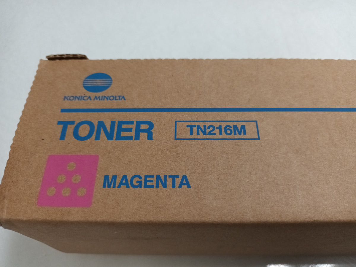 Genuine Konica Minolta TN216M Magenta Toner Cartridge A11G351 - New