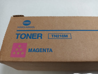 Genuine Konica Minolta TN216M Magenta Toner Cartridge A11G351 - New