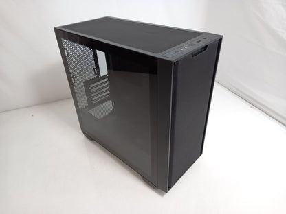ASUS A21 Black Windowed M-ATX Gaming Desktop PC Case - No Fans