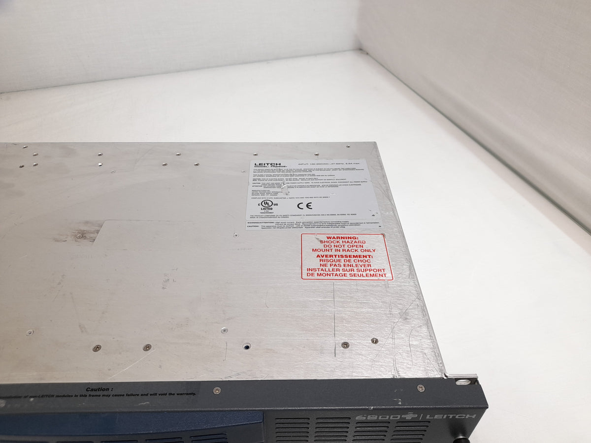Leitch 6800 With 6 x VSM6800+, 1 x DA-H6802+, 1 x 6800+ETH Modules