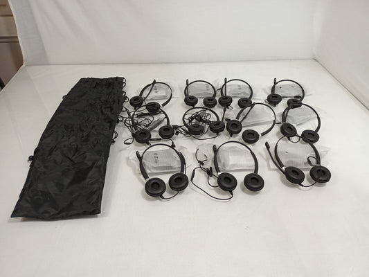 Job Lot x11 Sennheiser SC 665 Black USB Headset