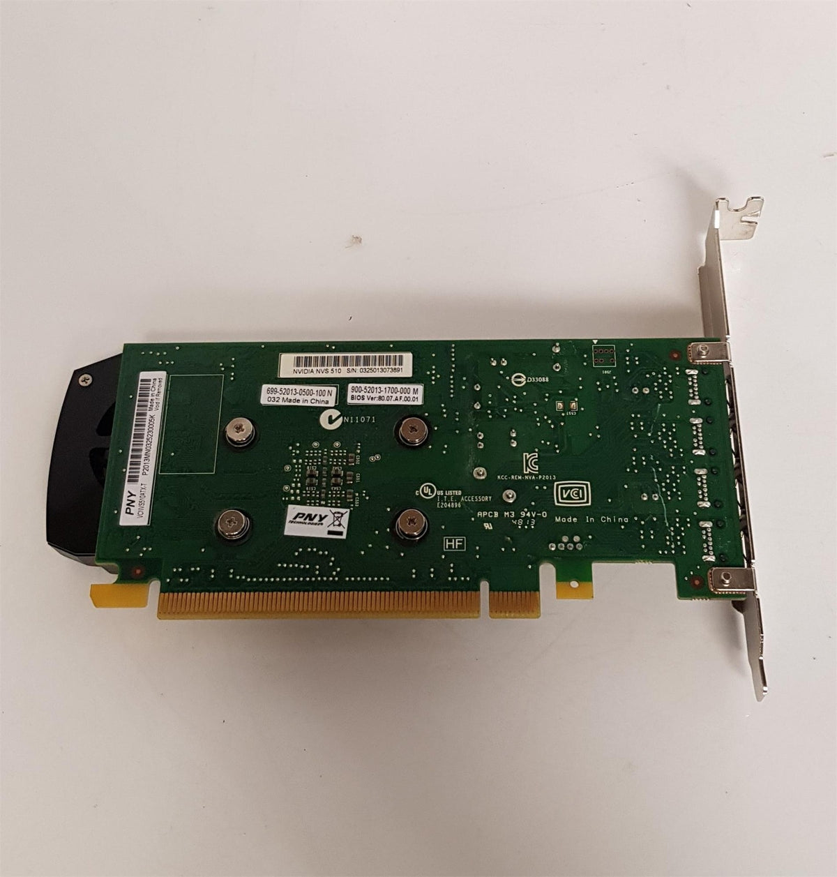 PNY NVIDIA NVS 510 2GB DDR3 Video Graphics Card VCNVS510ATX-T