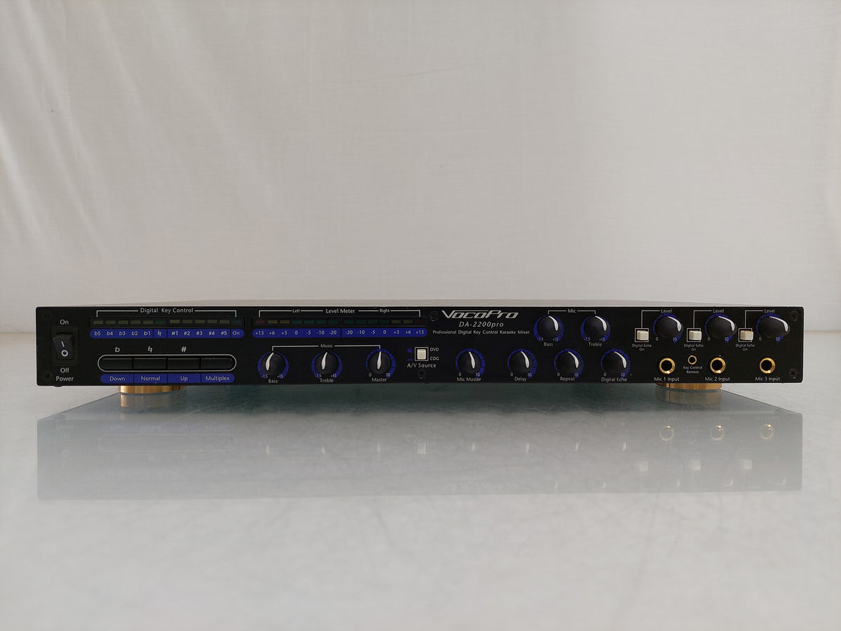 VocoPro DA-2200PRO Professional Digital Key Control Karaoke Mixer