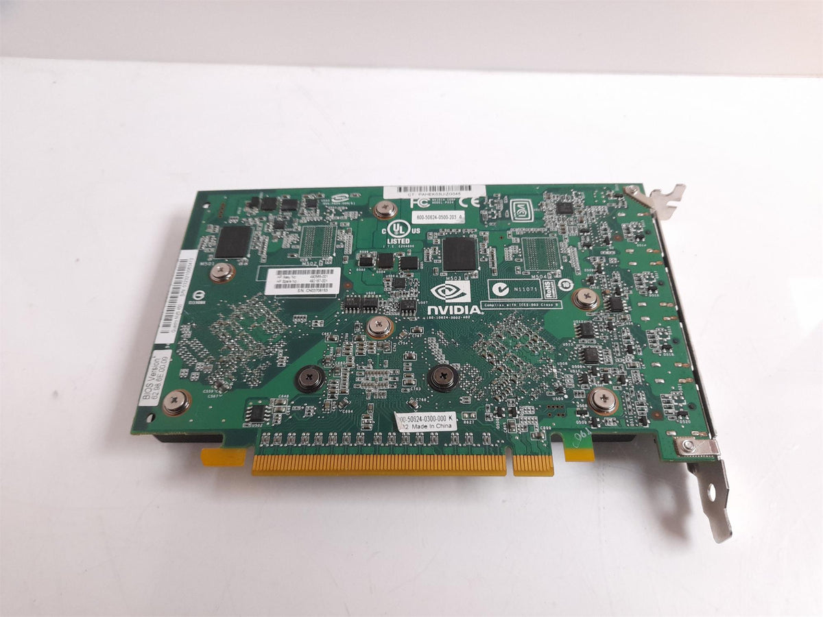 HP Nvidia Quadro NVS450 512MB PCIe Quad DisplayPort Video Graphics Card 490565-001