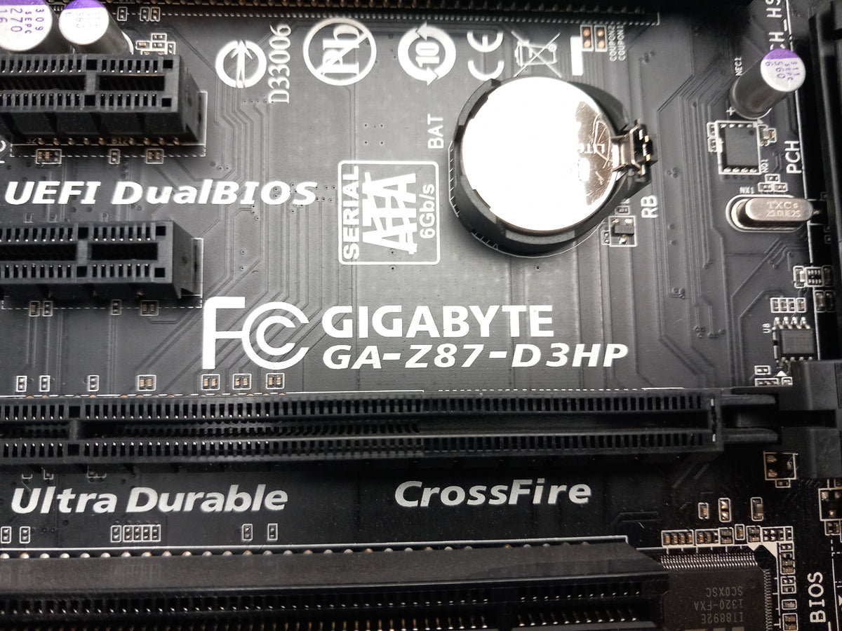 GIGABYTE GA-Z87-D3HP Socket LGA1150 DDR3 ATX Motherboard With I/O Shield