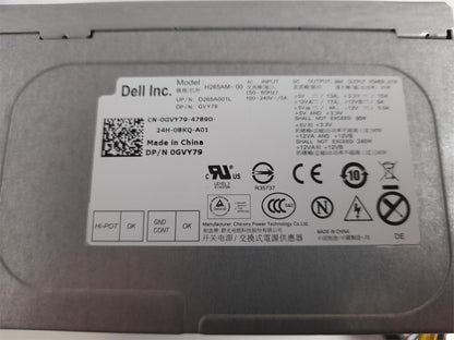 Dell OptiPlex 390 790 990 265W Power Supply Unit 0GVY79 GVY79