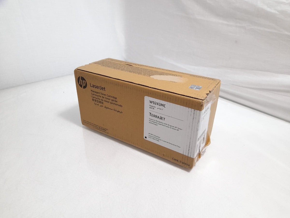 HP W9243MC Managed LaserJet Toner Cartridge Magenta - Box Damaged