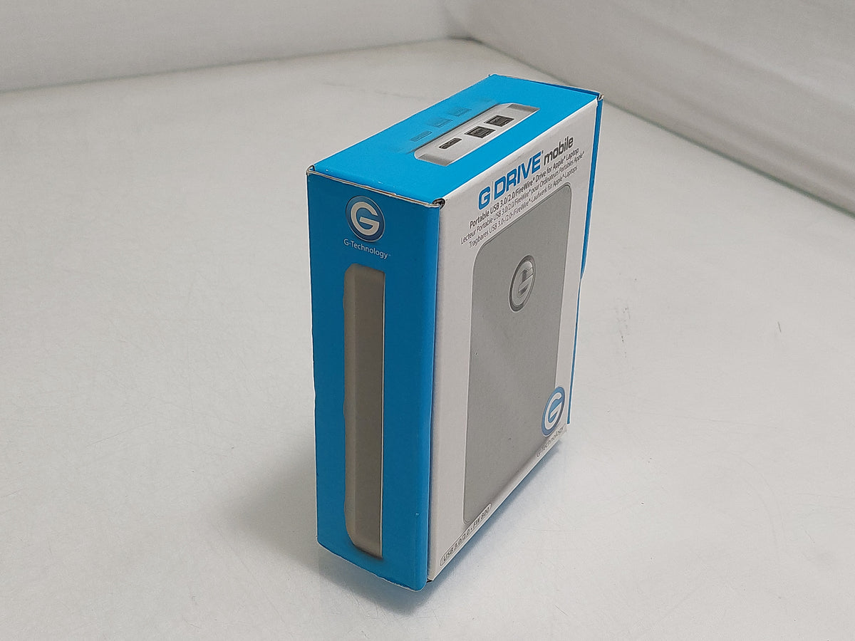 G-Technology G-DRIVE mobile USB 500GB Silver Portable External Hard Drive 0G02384