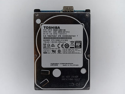 Toshiba MQ01UBD100 1TB 2.5" External USB 3.0 Hard Disk Drive HDD