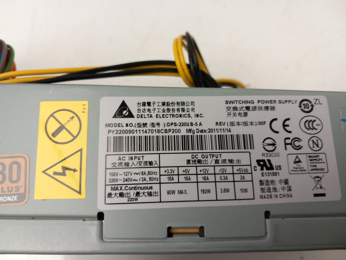 Delta Electronics 220W Power Supply Unit DPS-220U B-5