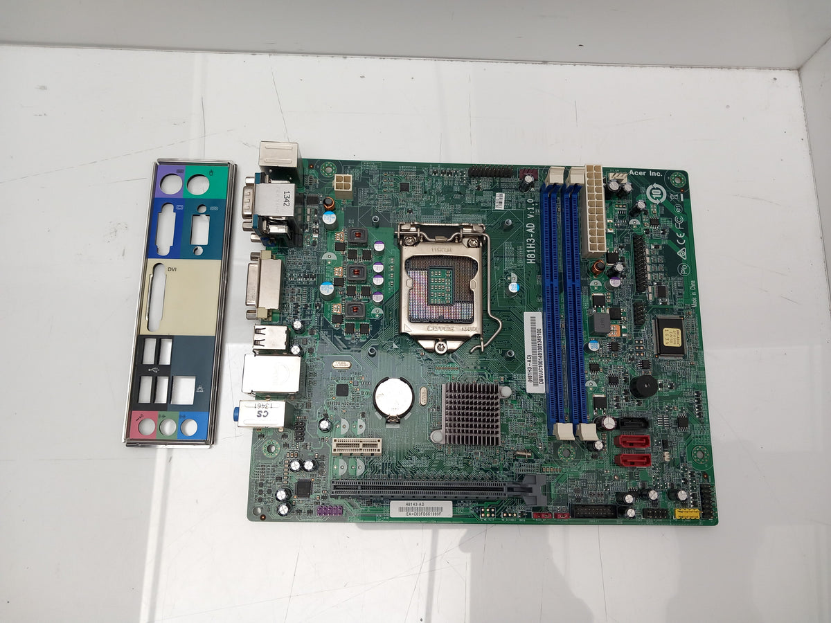 Acer Veriton X2630 Socket LGA1150 Motherboard With I/O Shield H81H3-AD