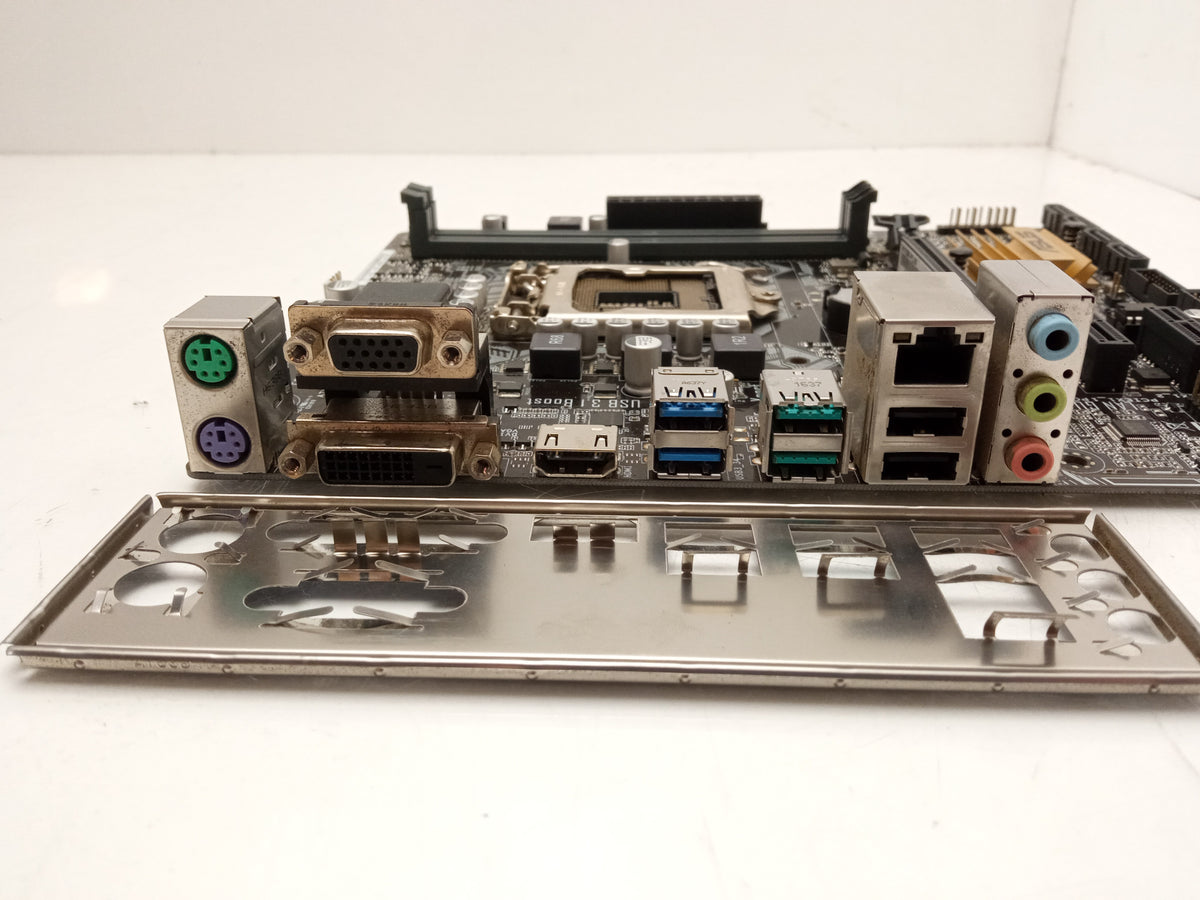 ASUS H110M-Plus Socket LGA1151 DDR4 MicroATX Motherboard with I/O Shield