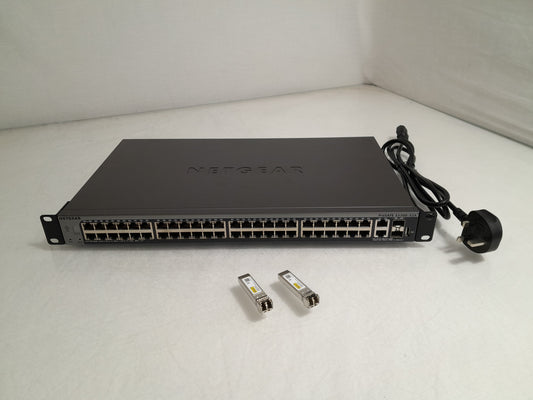 NETGEAR ProSAFE S3300-52X 52-Port Gigabit Stackable Smart Managed Switch (GS752TX)