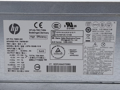 HP ProDesk 400 180W Power Supply Unit 759051-001 759769-001