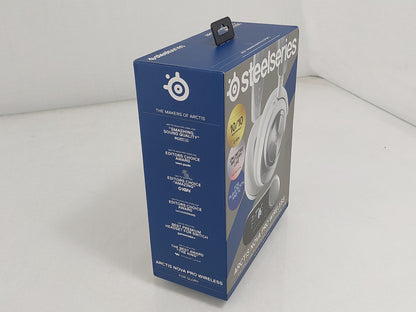 SteelSeries Arctis Nova Pro Wireless 61526 White Gaming Headset PS5 PC Base