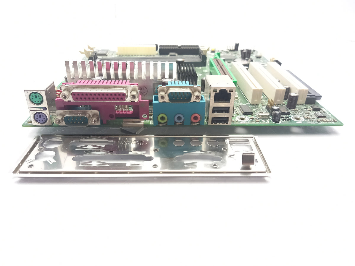 HP Compaq Socket 478 DDR1 Motherboard 253242-002 with I/O Shield