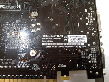 EVGA Nvidia GeForce GT 740 Super Clocked 2GB Video Graphics Card 04G-P4-2744-KR