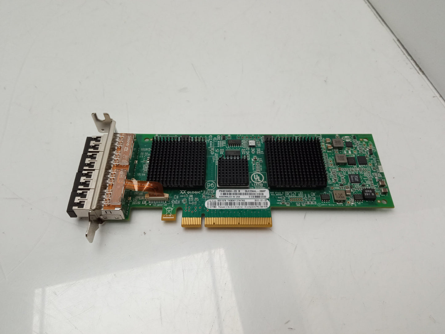 IBM QLogic 4 Port 8Gbps Fibre Chanel Low Profile HBA QLE2564L-IBMP