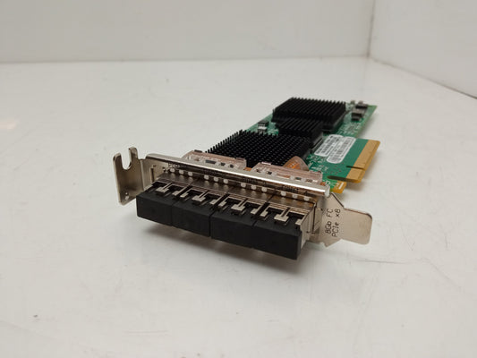 IBM QLogic 4 Port 8Gbps Fibre Chanel Low Profile HBA QLE2564L-IBMP