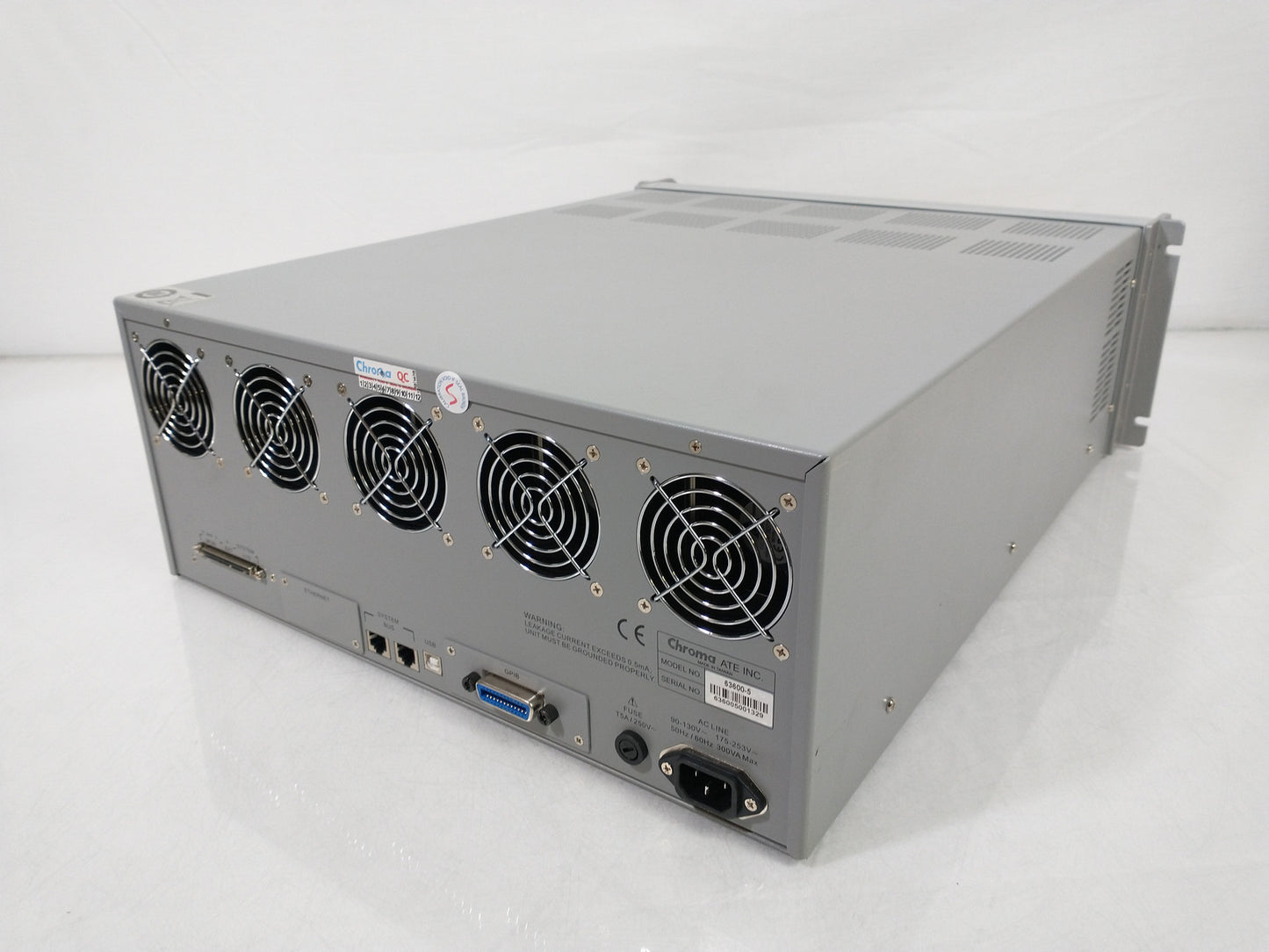 Chroma 63600-5 Series 5 Slot DC Electronic Load Mainframe - With Modules & Cable