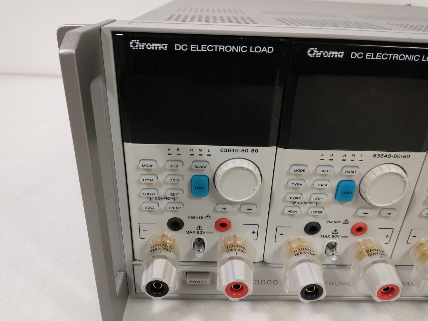 Chroma 63600-5 Series 5 Slot DC Electronic Load Mainframe - With Modules & Cable