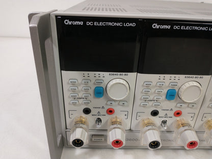 Chroma 63600-5 Series 5 Slot DC Electronic Load Mainframe - With Modules & Cable