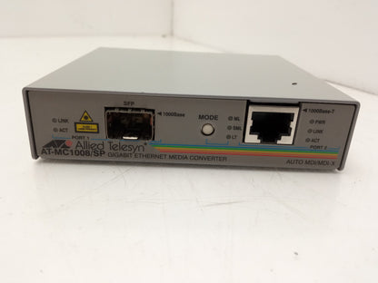 Allied Telesyn AUTOMDI/MDI-X 1000 MB/s Media Converter AT-MC1008/SP