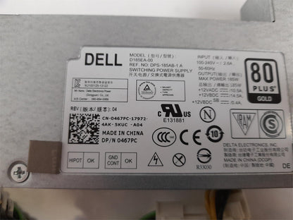 Dell AIO Inspiron 23 5348 Optiplex 9030 185W Power Supply Unit 0467PC 467PC