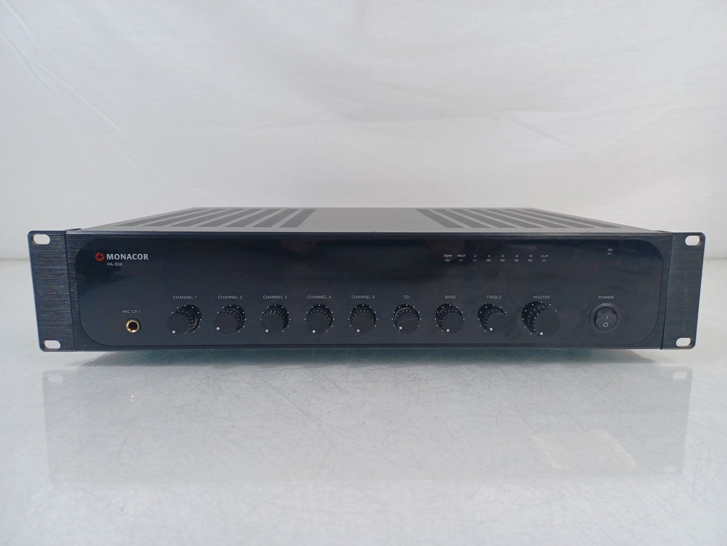 Monacor PA-306 PA Mixing Amplifier - With Rack Mounts