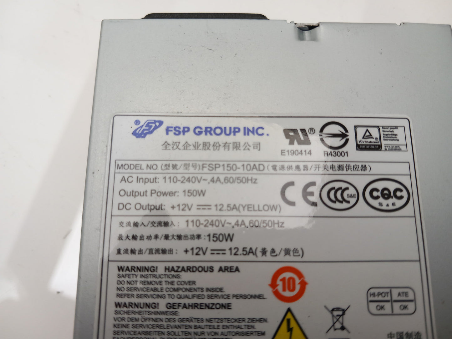 FSP Group 150W Power Supply Unit FSP150-10AD