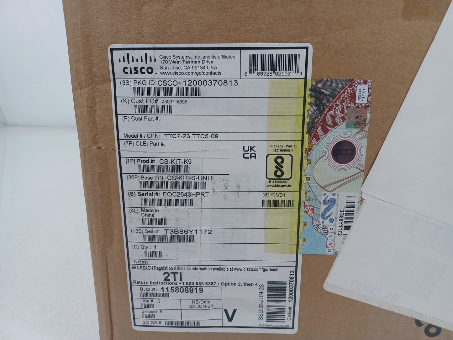 Cisco CS-Kit-K9 Video Conferencing Webex Room Kit