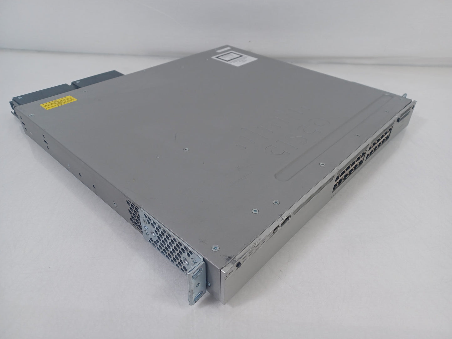 Cisco Catalyst WS-C3850-24U-S V03 24 Port PoE+ Managed Network Switch - 2x PSUs