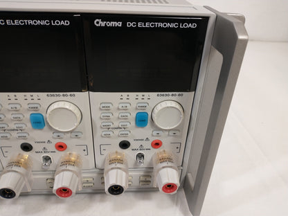 Chroma 63600-5 Series 5 Slot DC Electronic Load Mainframe - With Modules & Cable