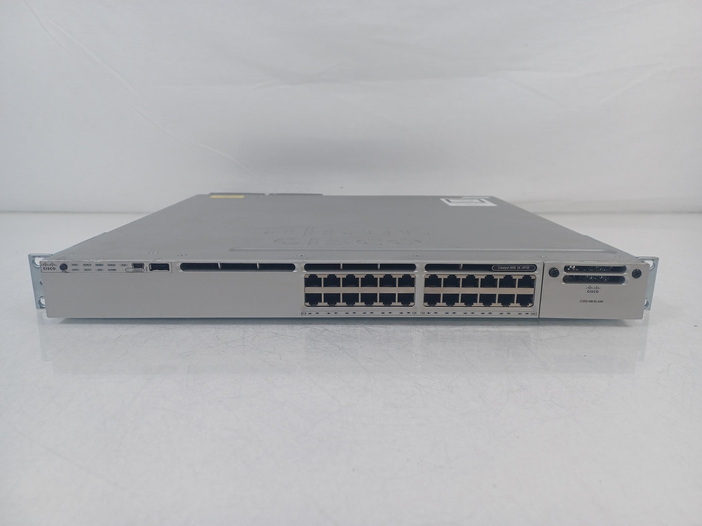 Cisco Catalyst WS-C3850-24U-S V03 24 Port PoE+ Managed Network Switch - 2x PSUs