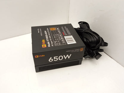 Vida Heracles Series 650W ATX Power Supply Unit XTY850D-650W