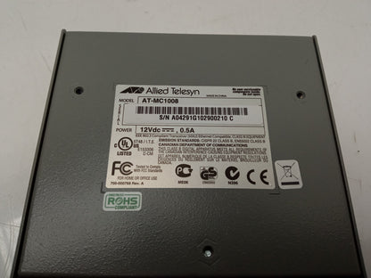 Allied Telesyn AUTOMDI/MDI-X 1000 MB/s Media Converter AT-MC1008/SP