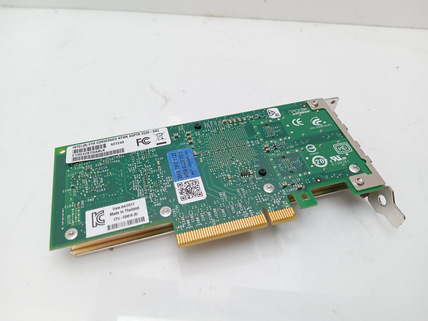 Intel X520-DA2 X520 10Gbe SFP+ Low Profle PCIe Network Card E10G42BTDABLK