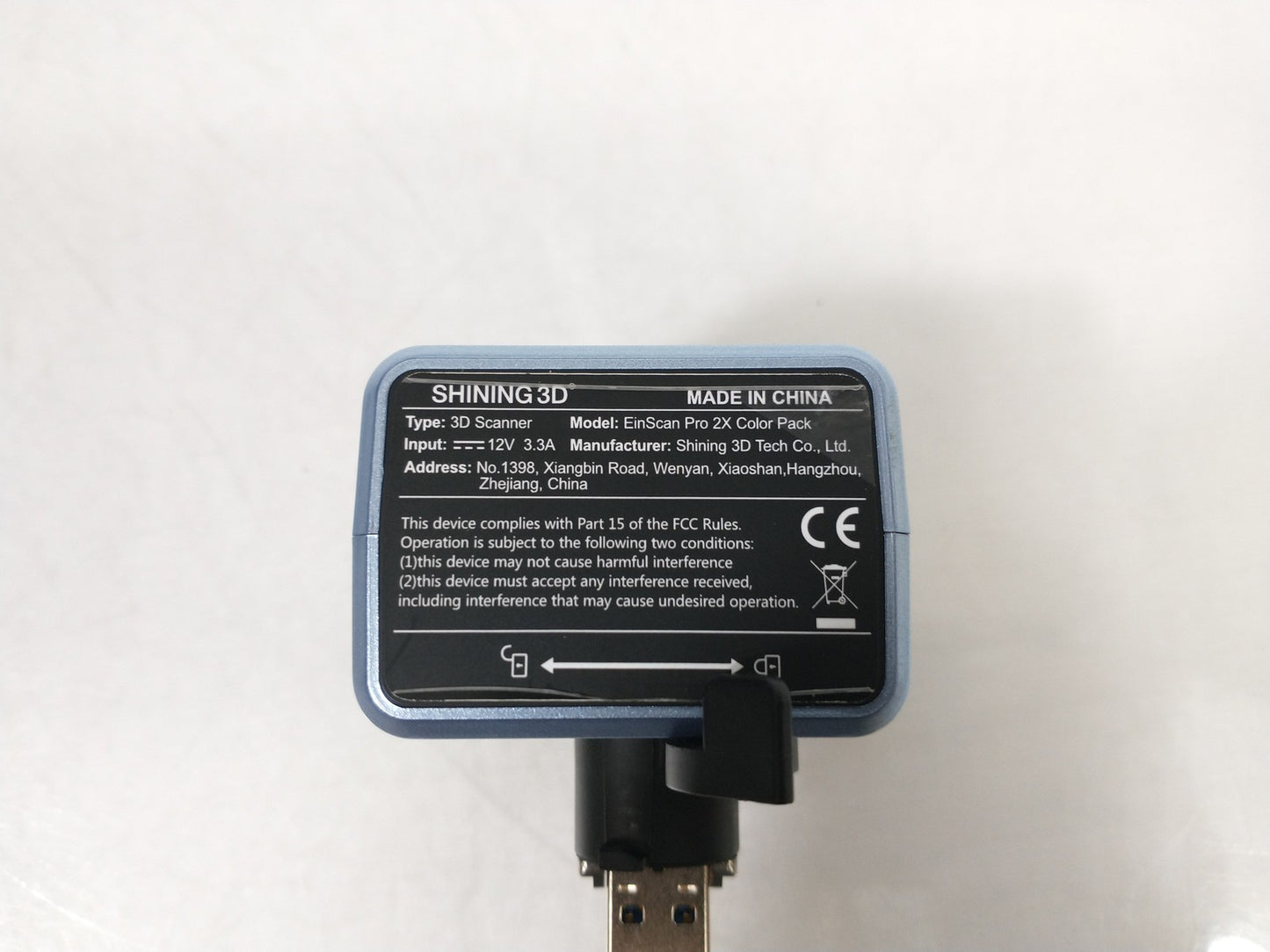 Shining3D EinScan Pro 2x Color Pack - Tested To Power On