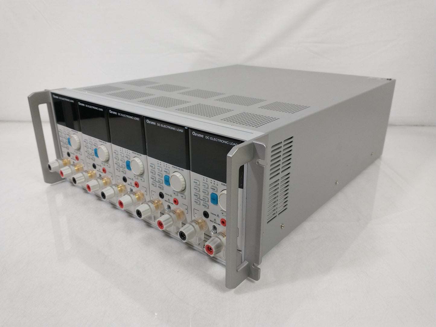 Chroma 63600-5 Series 5 Slot DC Electronic Load Mainframe - With Modules & Cable