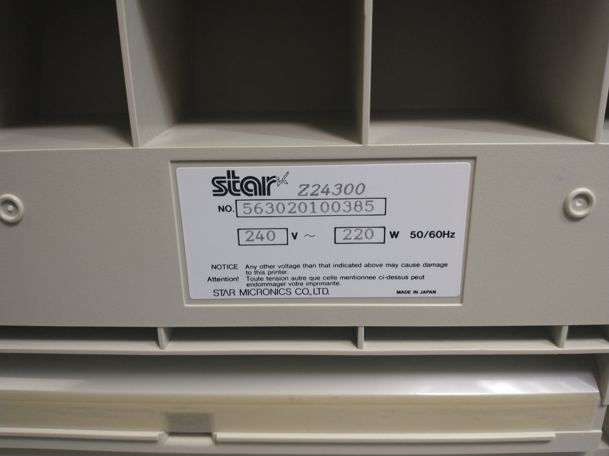 Star Micronics XB24-200 Multi Font Dot Matrix Printer - Tested To Power On