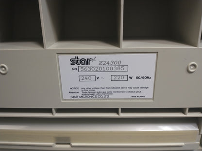 Star Micronics XB24-200 Multi Font Dot Matrix Printer - Tested To Power On
