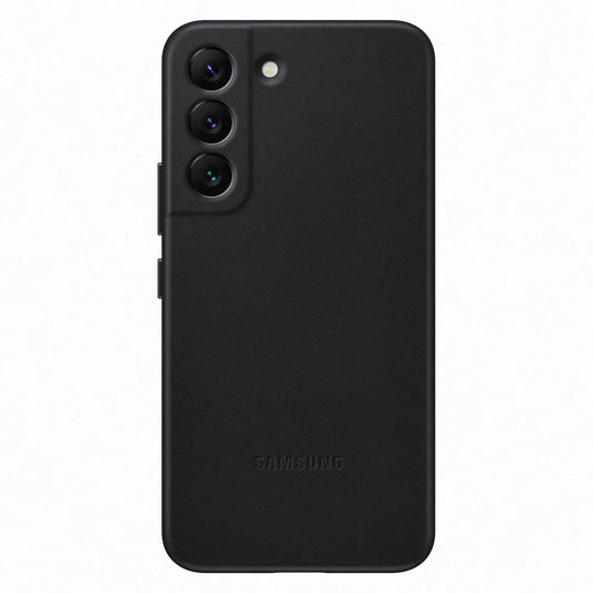 Samsung Genuine Leather Case EF-VS901 for Galaxy S22 Black