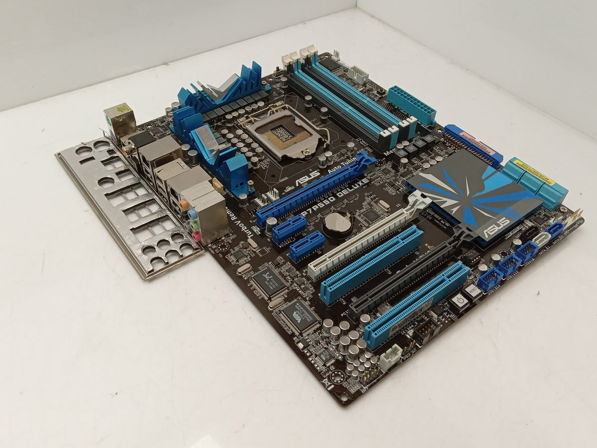 ASUS P7P55D DELUXE Socket LGA1156 DDR3 ATX Motherboard With I/O Shield